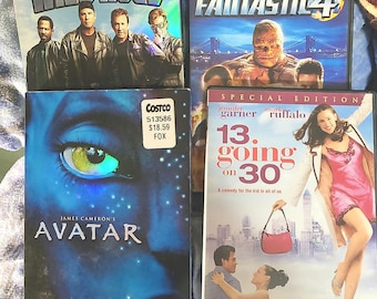 Películas en DVD/Blueray, muchas para elegir.