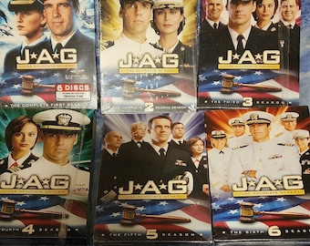 Serie de Televisión JAG 6 temporadas completas en DVD, la mayoría precintadas.