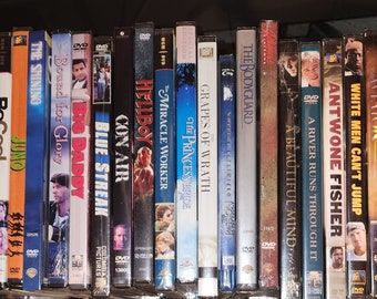 Colección de películas nuevas en DVD/Blu-ray sin abrir, muchas para elegir.