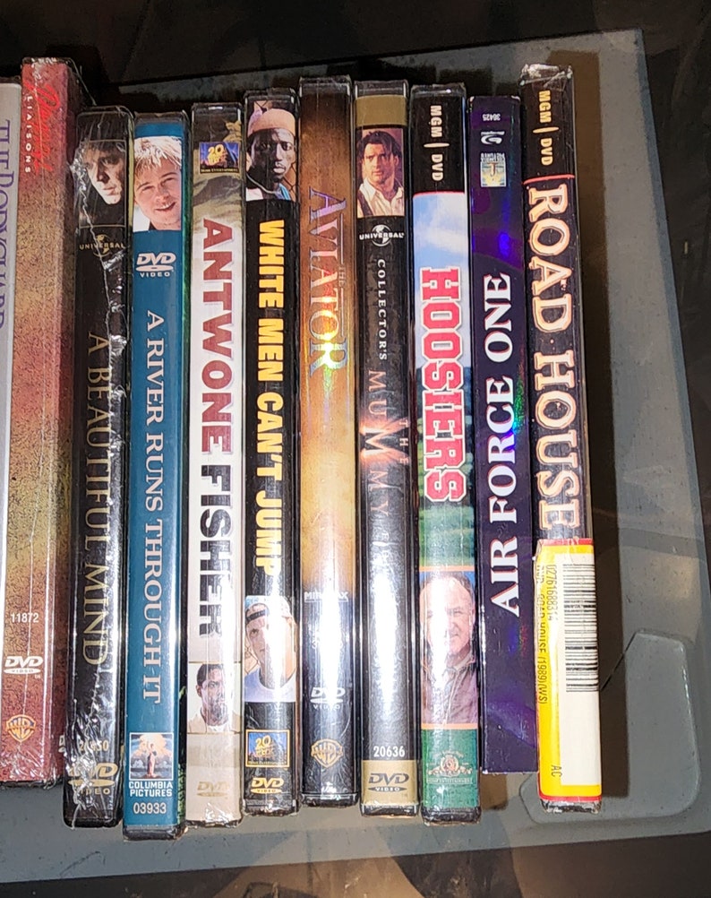 Released Dvd Collection of New Unopened DVD / Blu-ray Movies, Many to Choose From ...
