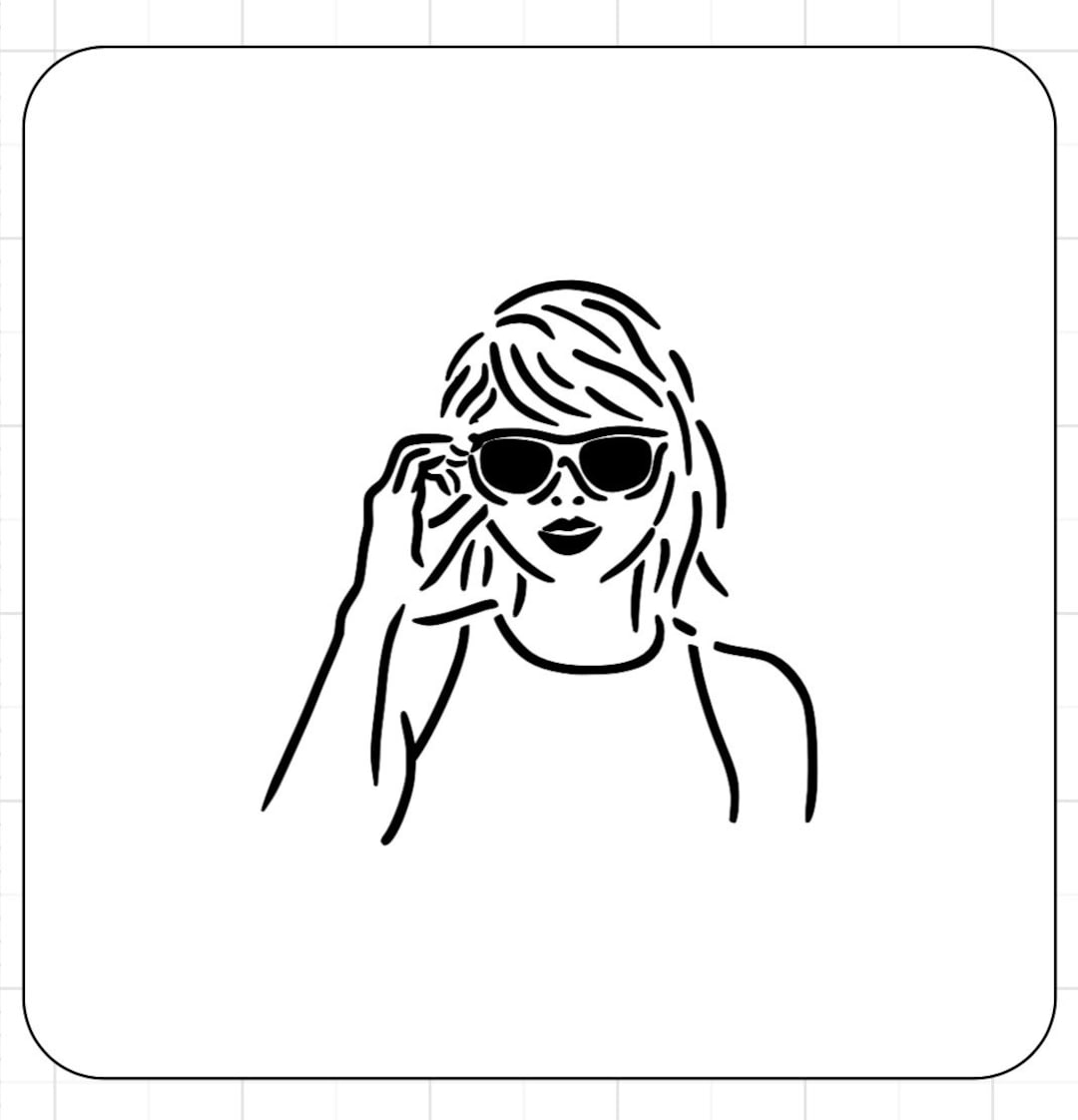 Taylor Swift PYO Cookie Stencil Etsy