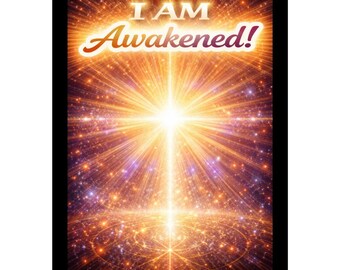 JE SUIS éveillé PNG Sticker | Affirmation motivante (téléchargement numérique)