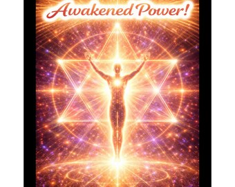 I AM Awakened Power PNG Sticker | Motivational Affirmation (Digital Download)