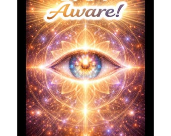 I AM Aware PNG Sticker | Motivational Affirmation (Digital Download)