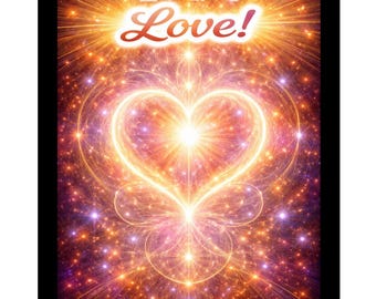 I AM Love PNG Sticker | Motivational Affirmation (Digital Download)