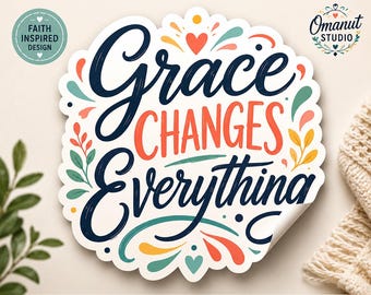 Gnade ändert alles PNG, Glaube inspiriert Design (digitaler Download)