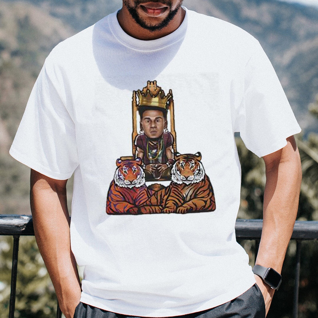 Jordan Travis Tiger King Shirt Jordan Travis Football Shirt Etsy