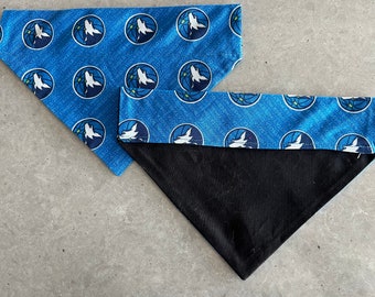 Minnesota NBA Over the Collar Pet Dog Bandana