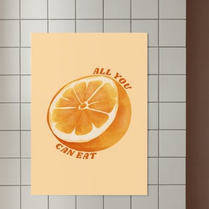 All you can eat Wall Art Poster | fun wall art | room wall decor | digital download prints | large printable art | downloadable prints