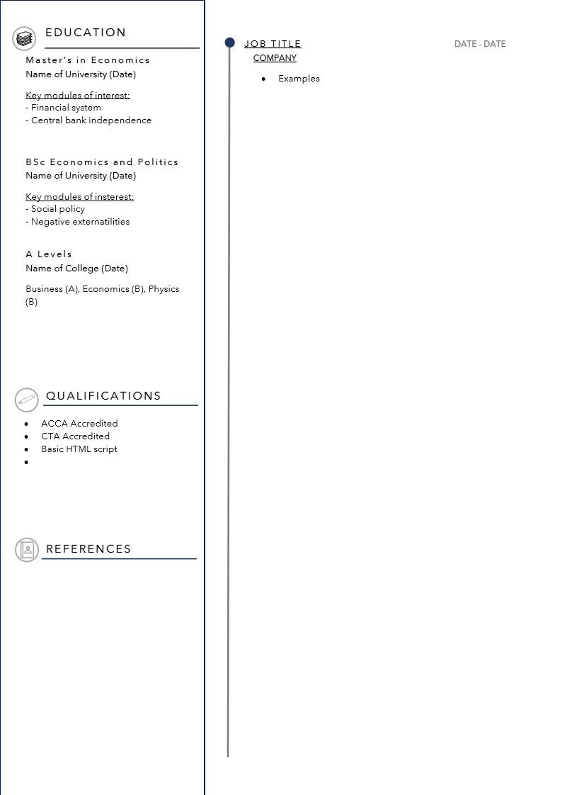 Professional Modern CV Resume Template, Word, Google Docs, - Etsy