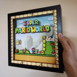 Scatola delle ombre 3D di Super Mario World