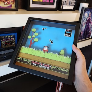 Duck Hunt  3D Shadow Box