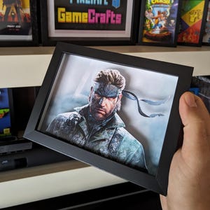 Schlange - Metal Gear Solid 3D Diorama 15 x 20 cm