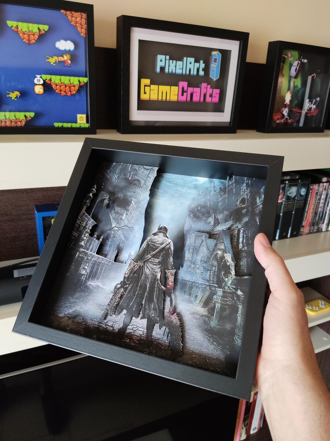Bloodborne 3D Shadow Box - Etsy
