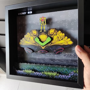 Super Metroid  3D Shadow Box