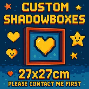 Custom shadowbox 27x27cm