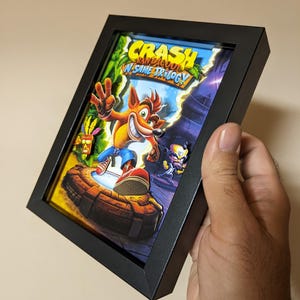 Crash Bandicoot 3D-diorama 15 x 20 cm