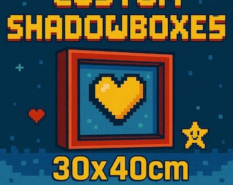 Custom shadowbox 30x40cm