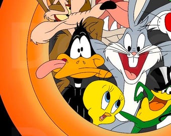 ワーナー・ブラザース カートゥーンアート：カラフルなキャラクター