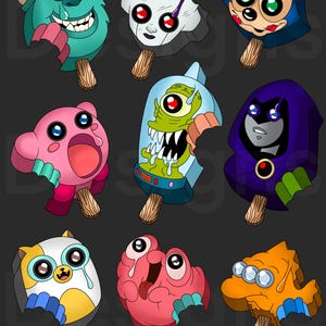 Popsicle Characters | Decor, Crafting & Scrapbooking, Fun Printable Designs