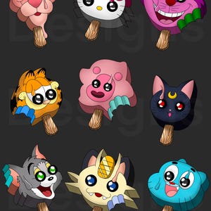 Popsicle Characters | Decor, Crafting & Scrapbooking, Fun Printable Designs