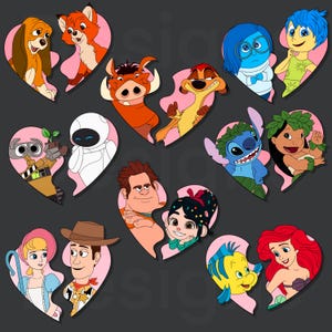 Cartoon Couples Stickers | Decor, Crafting & Scrapbooking, Fun Printable Designs