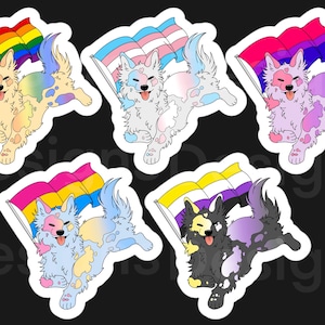 Pride Dog Stickers | Decor, Crafting & Scrapbooking, Fun Printable Designs