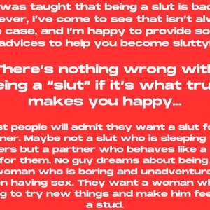50 How To Be A Good Slut Ideas The Empowered Slut's Activity Guide For Women, Hotwifes, Sissies Femdom Ideas Faggot Training Hookup image 2