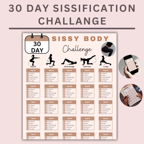 30 Day Sissification Challange - Sissy Transformation - For Sissies and Femboys - Increase Estrogen Feminize Your Body Femdom Training Task