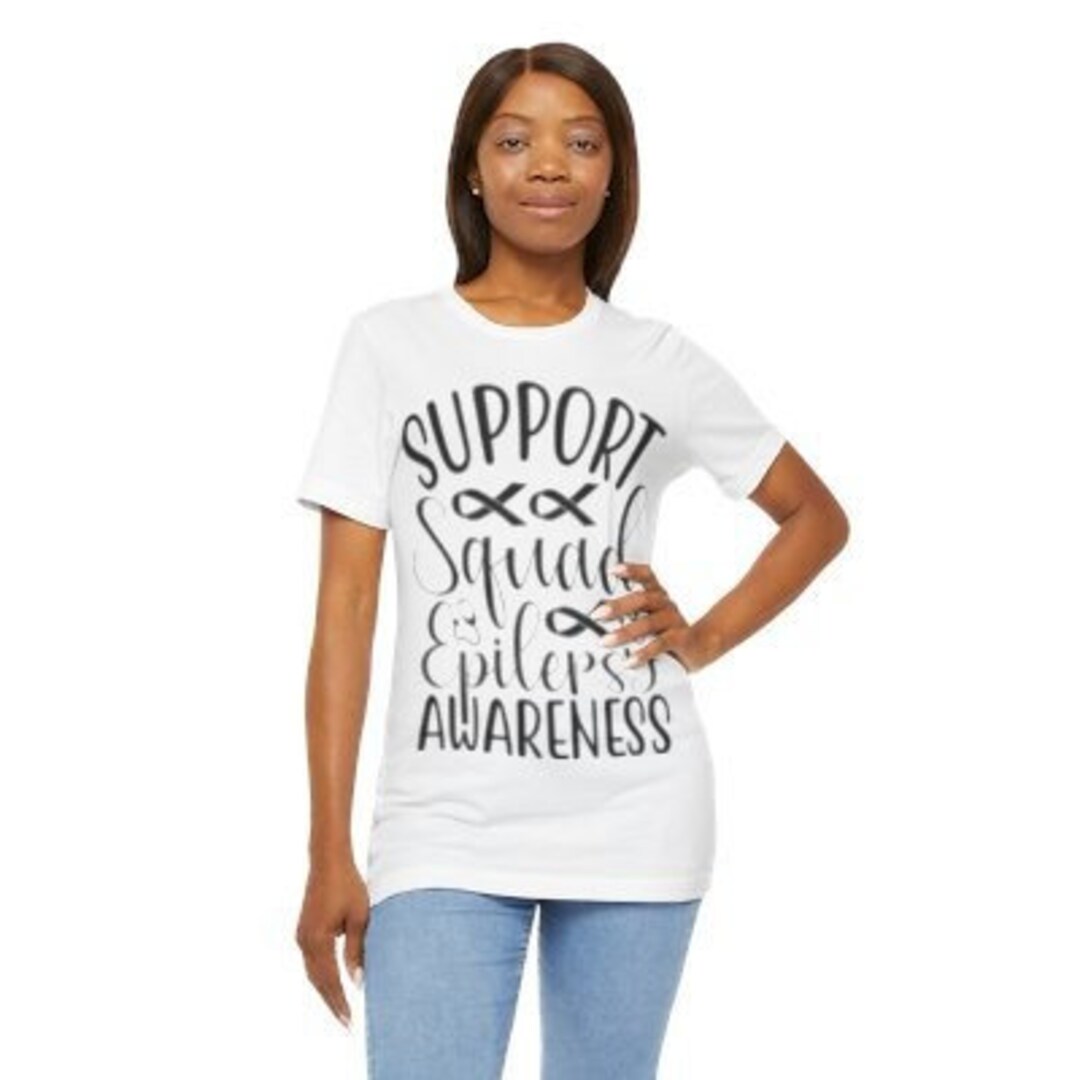 Support Squad Epilepsy Awareness Tshirt, Gift for Epilepsy Warrior and