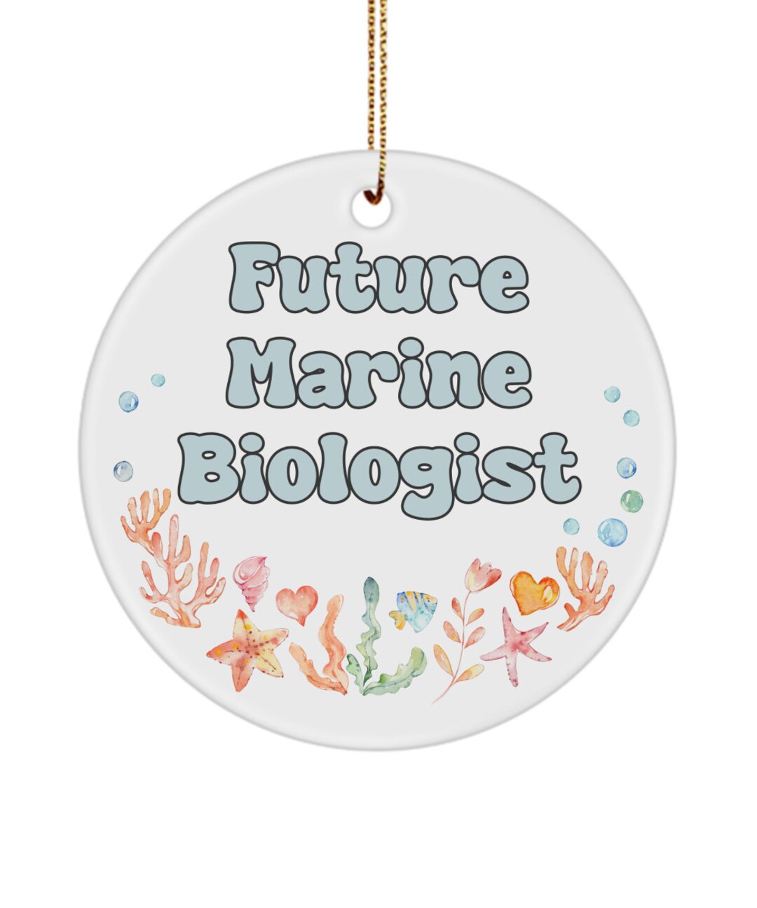 Marine Biologist Gifts for Teens, Future Marine Biologist Ornament
