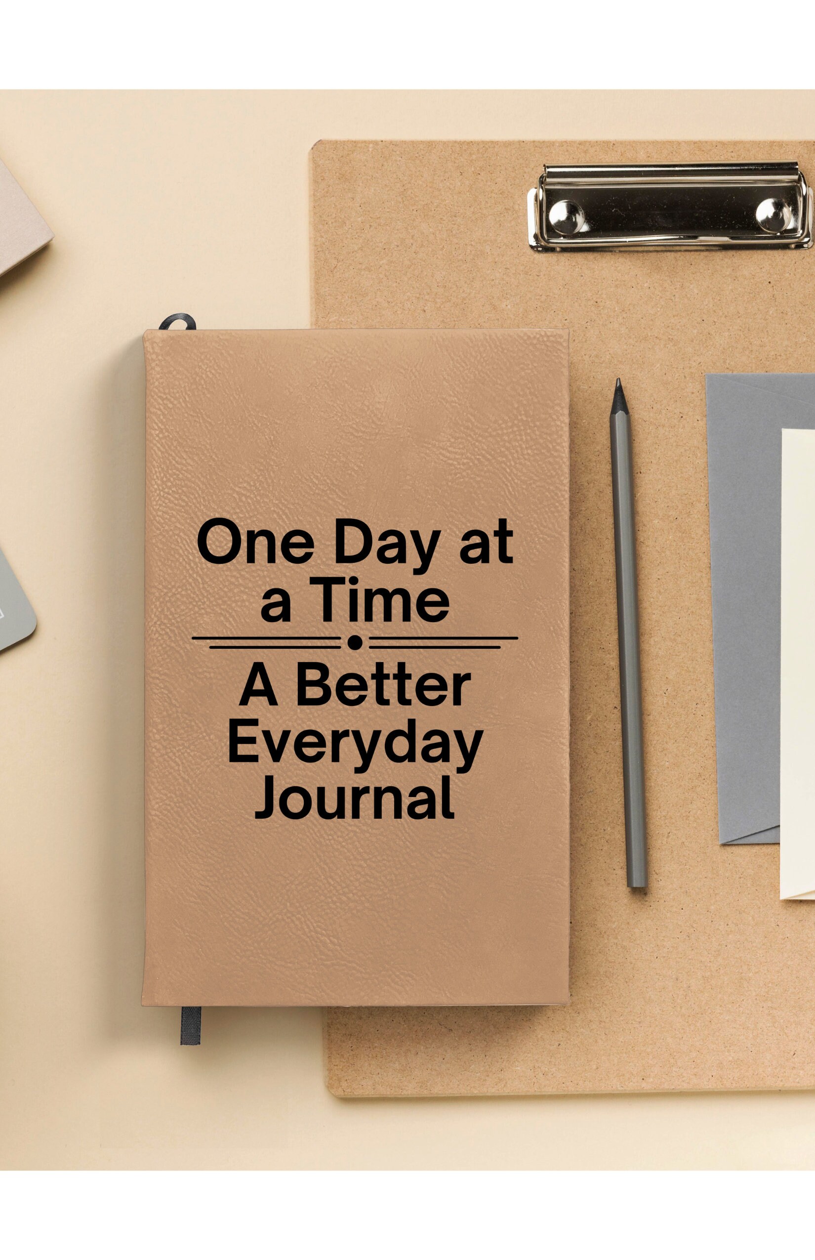Better Everyday Journal, One Day at a Time Notebook, Growth Gifts, Faux ...
