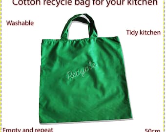 Recycle bag for you kitchen. washable. Kitchen tidy.