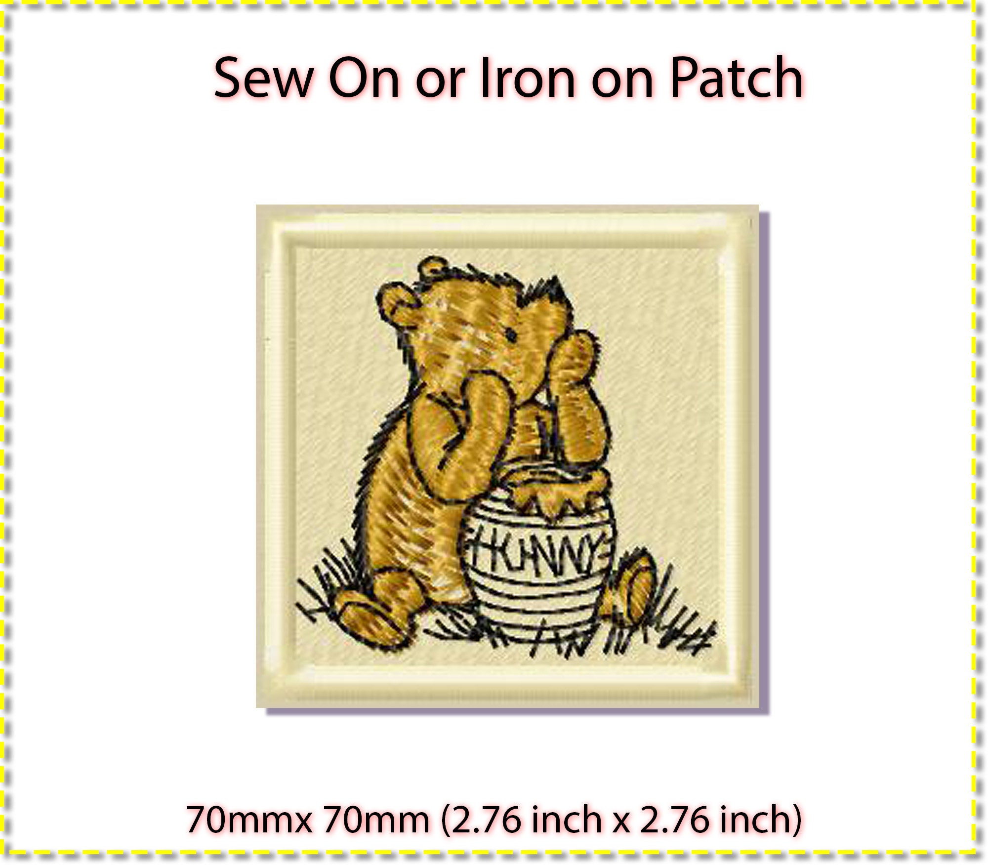 Rabbit Gathering Carrots Patch Disney Winnie The Pooh Character  Iron On Applique