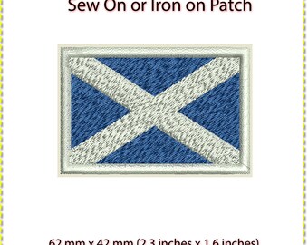 Everflag Patch Schottland Wappen – Gestickter Aufnäher Zum Bügeln Oder Nähen