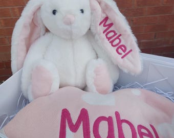 Personalized Baby Gift. Soft toy. Gift boxed