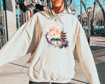 Japanese Hoodie Japanese Art Hoodie Japanese Streetwear Japan Hoodie Harajuku Hoodie Japanese Aesthetic Streetwear Hoodie