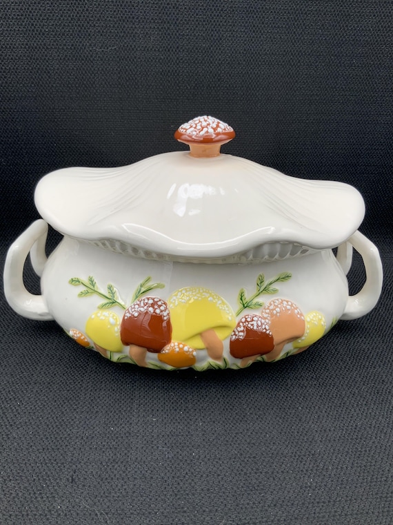 USA 60s 70s VINTAGE CERAMIC MUSHROOM ヴィンテージ