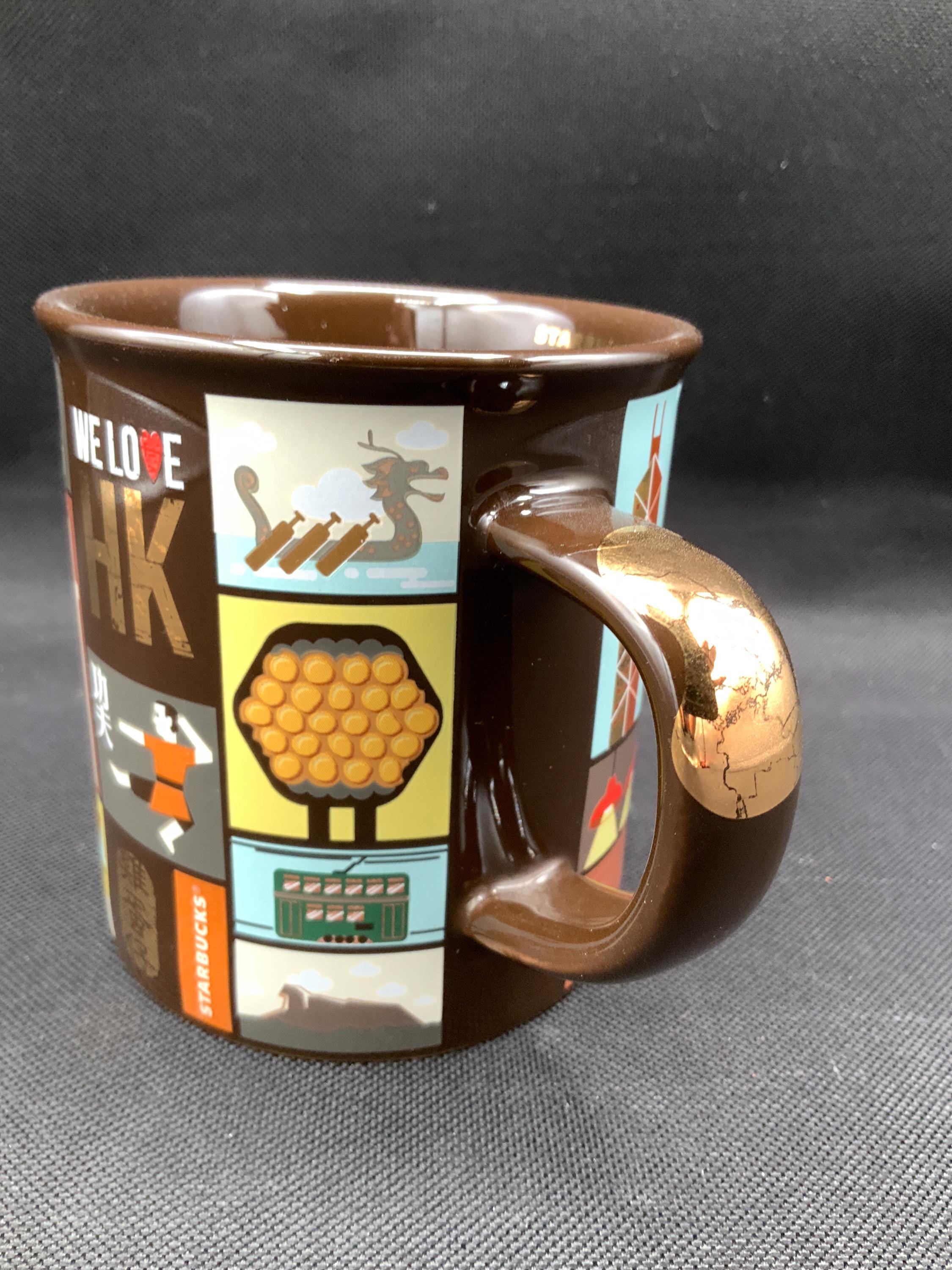 Starbucks Hong Kong City Mug 12oz, Vintage Pottery,starbucks 