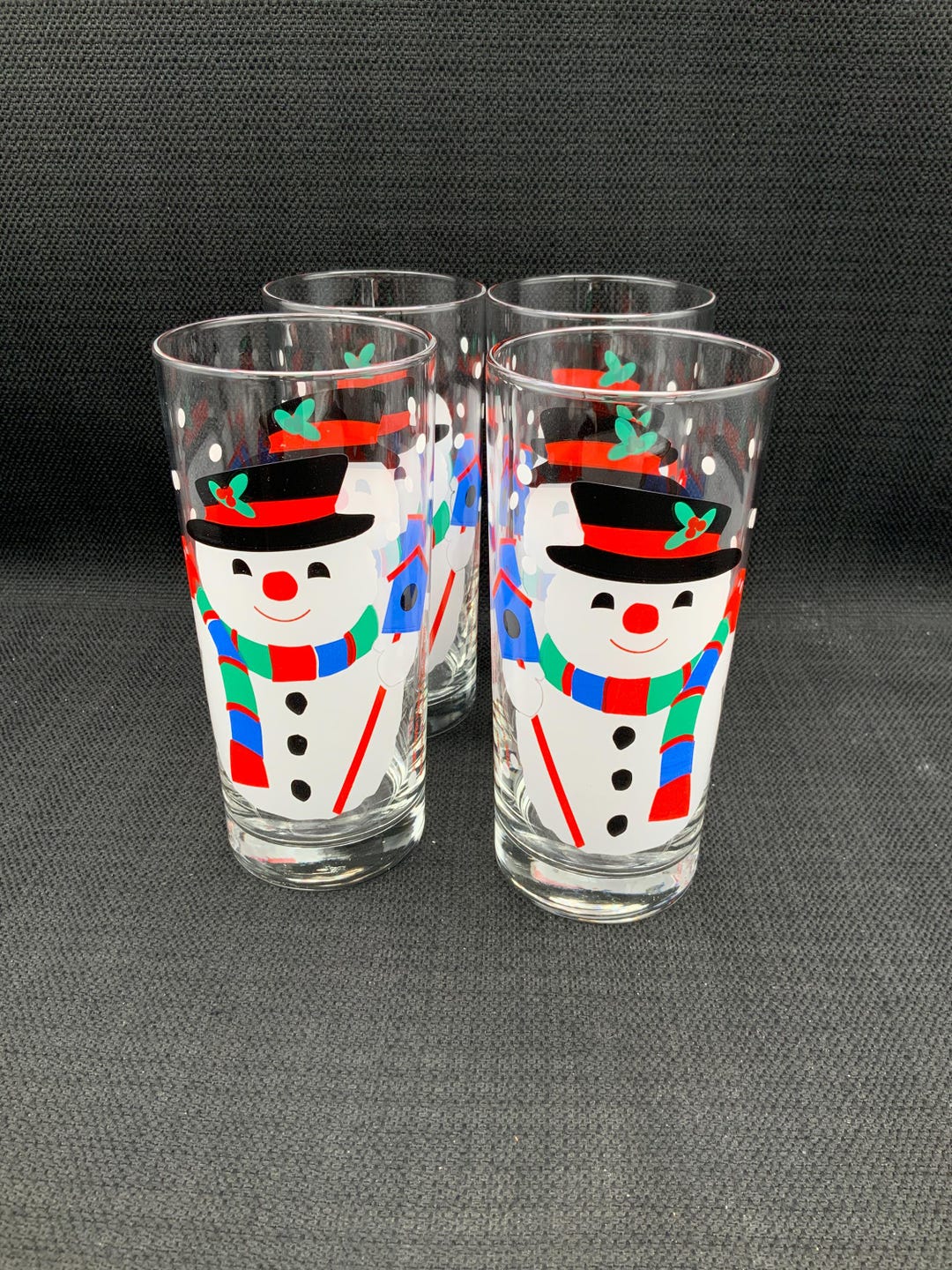 Snowman Drinking Glasses