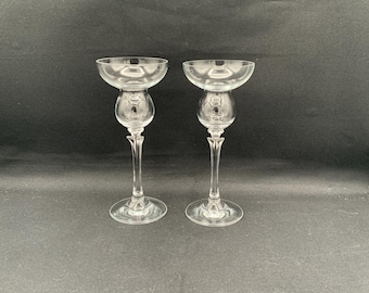 Crystal Candle Holder Vintage, Romantic Table Decor, Wedding Centerpieces