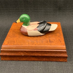 Porta-baralho de cartas Wood Duck, armazenamento de cartas de baralho, organizador de jogos de cartas, caixa de baralho, porta-cartas de madeira, produtos de preço, presente para o dia dos pais