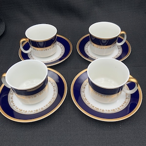 Tschechoslowakei Porzellan Teetasse, Loucky Josefina Untertasse, Vintage Teeset, Sammlerstück, Antike Teetasse Geschenk