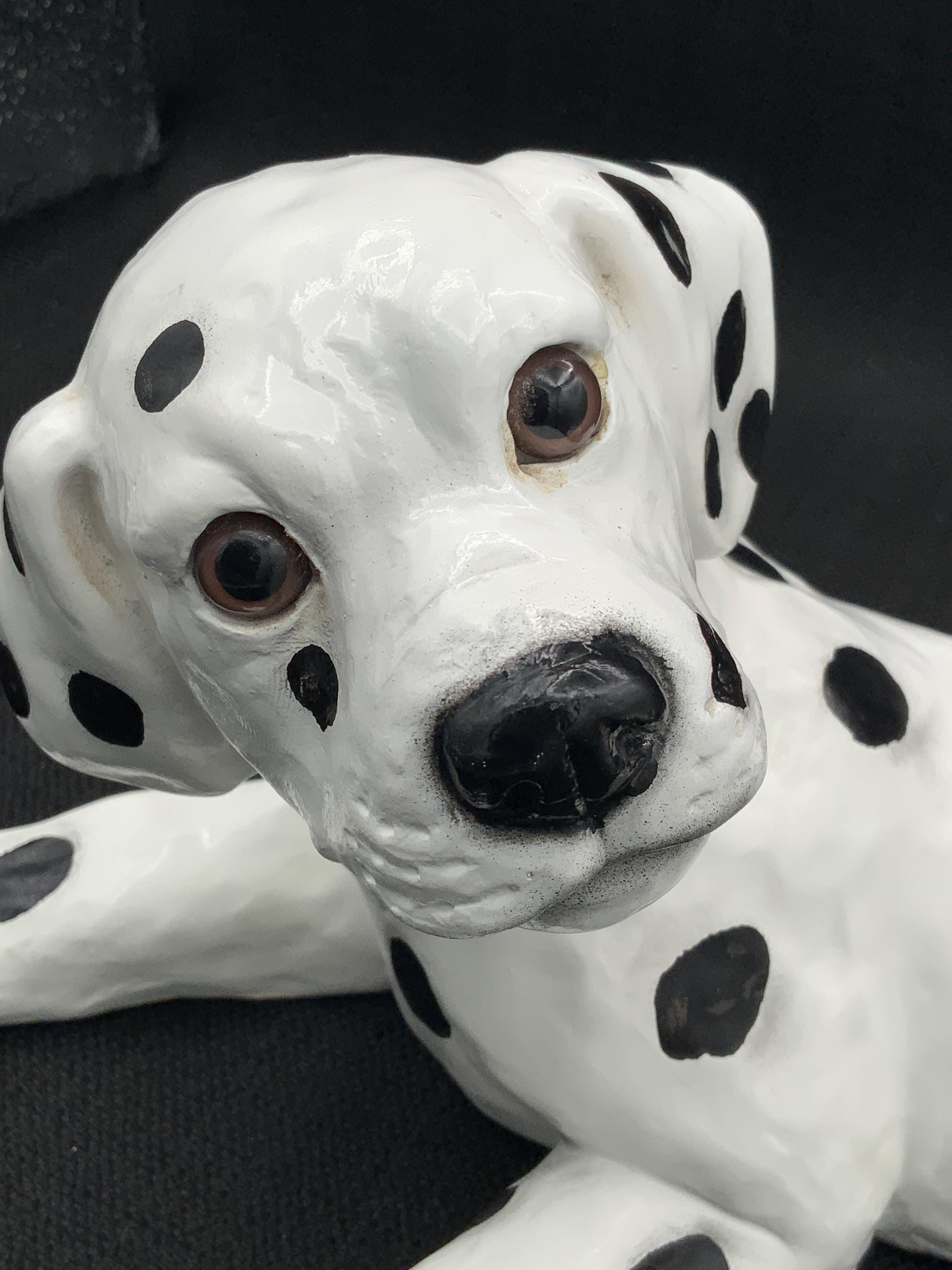 Vintage Dalmatian Ceramic Statue 1985, Universal Statuary