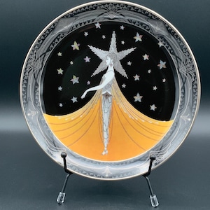 Erte&#39; Royal Doulton Plate: Vintage Art Deco Collectible
