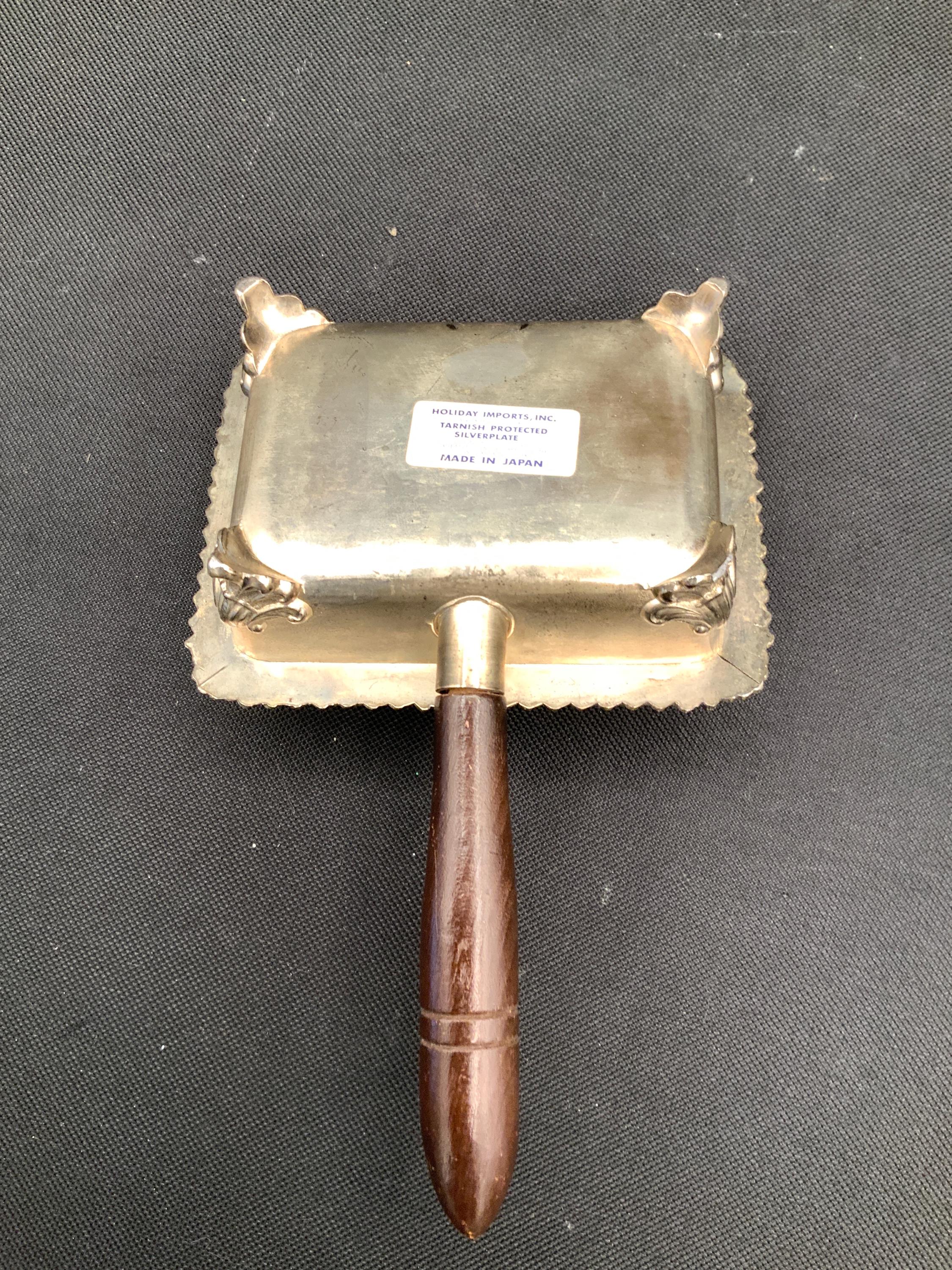 Silent Butler Crumb Catcher, Vintage Brass, Table Cleaner, Antique