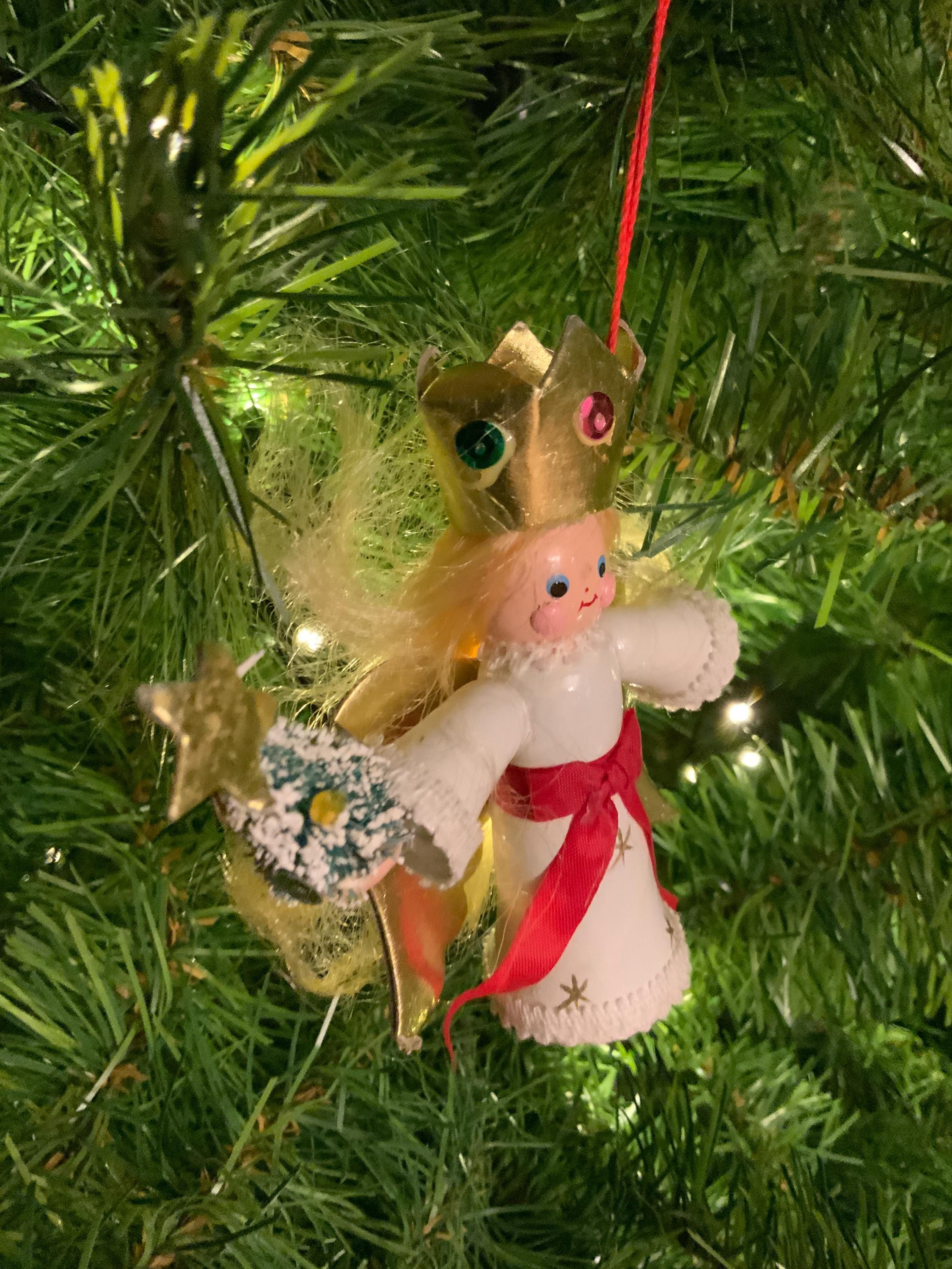 Kurt Adler Vintage Wooden Tree Ornaments, Around the World