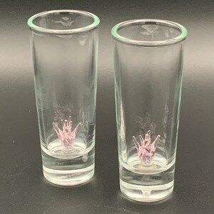 Einzigartige Blumen-Schnapsgläser, Blumentrinkgläser, Vencort Barware, Hausbar Zubehör, Geschenk für Gastgeberinnen