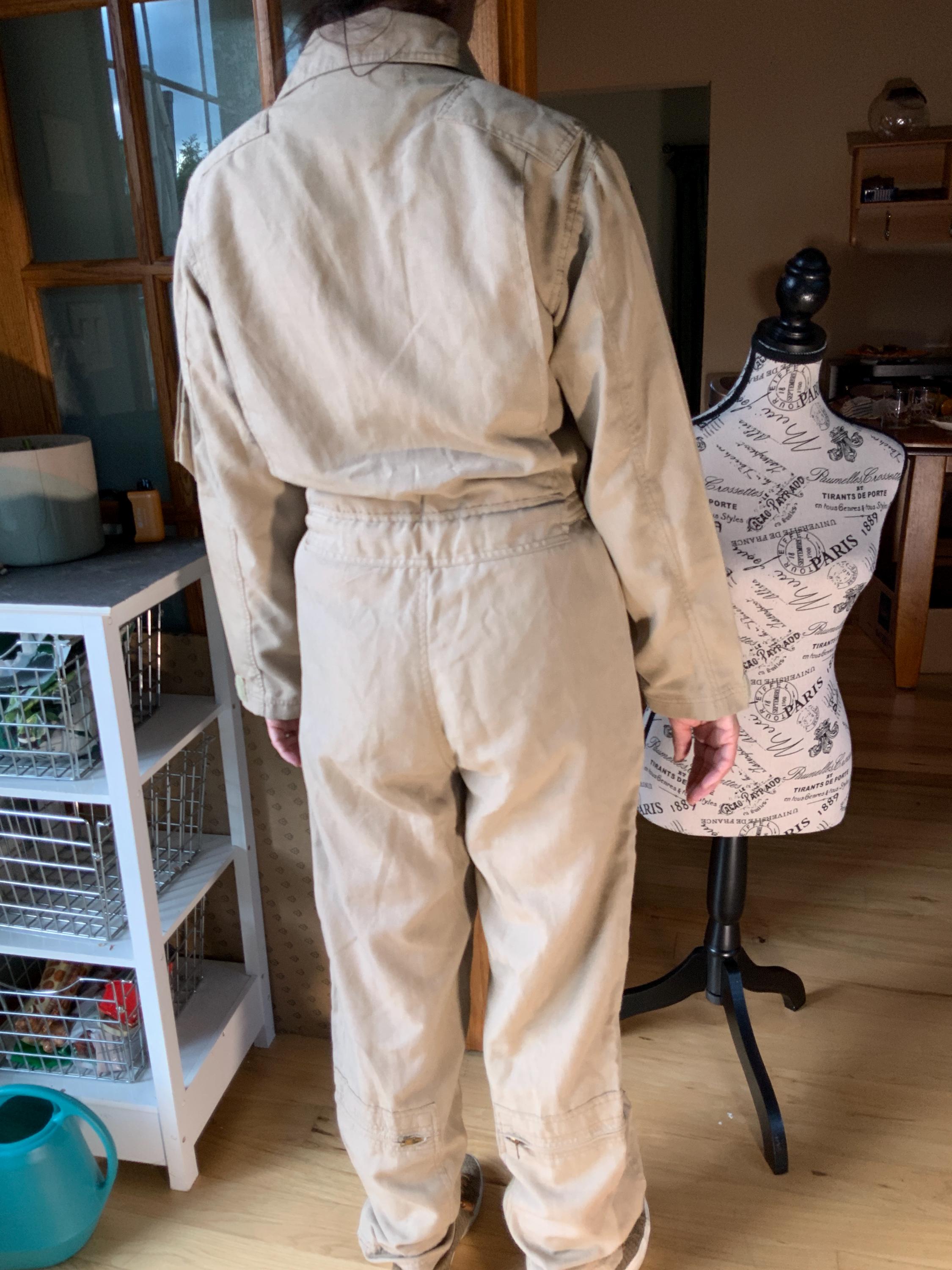 Nomex Military Jumpsuit, 1950s Flight Suit, Vintage Pilot Gear