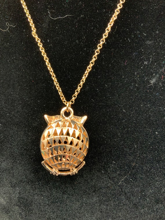 Betsy Johnson Owl Necklace, Owl Pendant, Charm Ne… - image 6